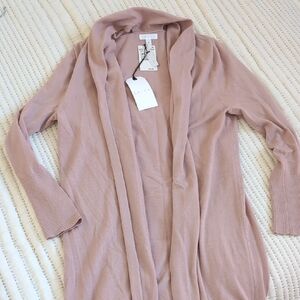 NWT Leith Pink Adobe Longline Cardigan Size XS